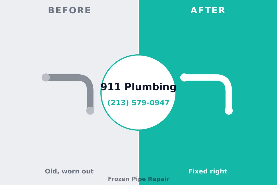 Before and after: plumbing repair Ware Shoals, SC